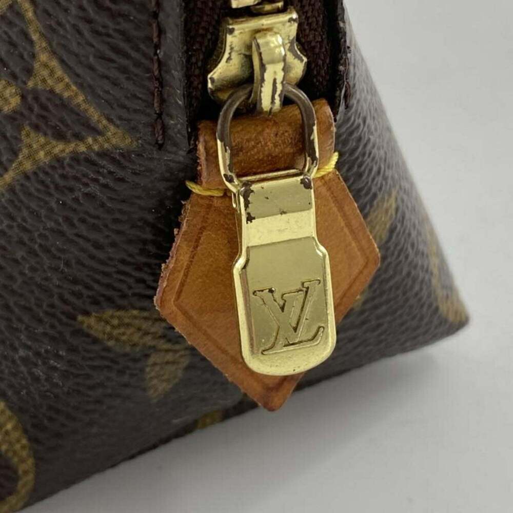 LOUIS VUITTON Authentic Brown Monogram Pochette Mini Bag - Picture 10 of 10